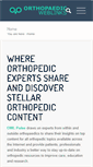 Mobile Screenshot of orthopaedicweblinks.com
